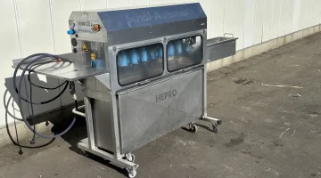 Hepro HSM 180 asperge was- en snijmachine voor asperges