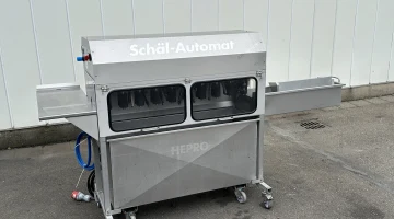 Hepro HSM-180 máquina de descasque com faca para aspargos