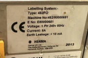 Herma 452FO Herma 452FO double labeler with Zodiac printer