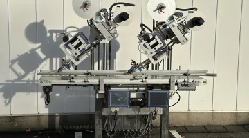 Herma 452FO Herma 452FO etiketteerder /labelaar dubbel vanaf boven met Zodiac printer