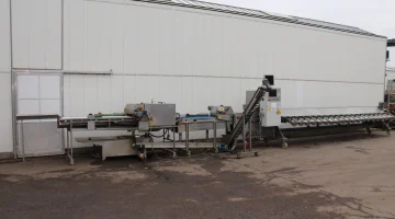 Hermeler ATS 18 macchina per il selezione di asparagi con rondella per asparagi bianchi