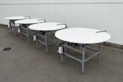 HMPE 150 cm turntable steel frame with high-modulus polyethylene top