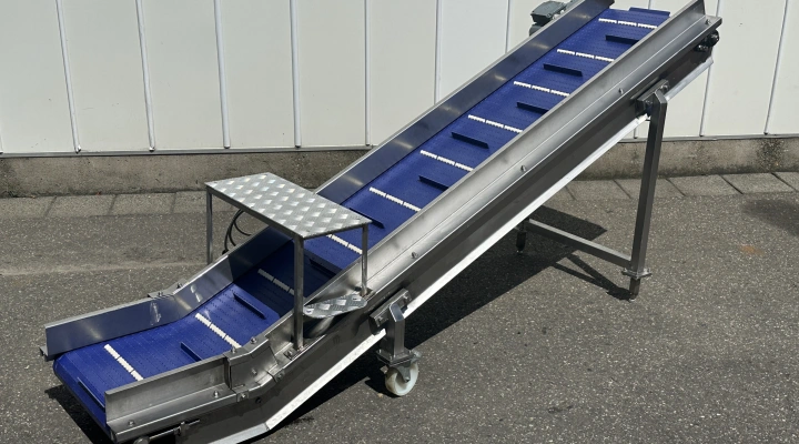 Homburg elevator incline conveyor stainless steel 270 x 50 cm