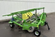 Hortech Due automatica 194 4-row mulch foil planting machine for soil blocks