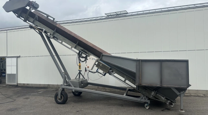 Hoving doseerbunker 825 x 140 cm height adjustable