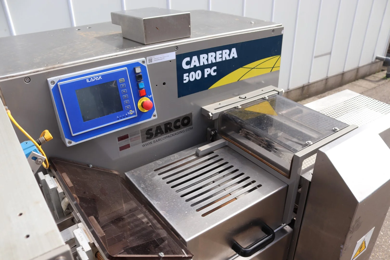 Ilapak Carrera 500 PC flow packaging machine • Duijndam Machines