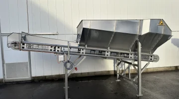 Innotec Systems tramoggia trasportatore 510 cm x 77 cm acciaio inox