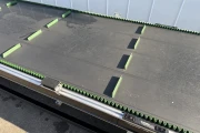 Interroll conveyor 1190 x 120 cm with cleats