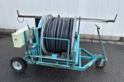 Irriland hosereel used for cleaning warehouse