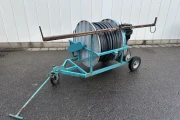 Irriland hosereel used for cleaning warehouse