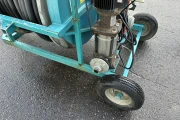 Irriland hosereel used for cleaning warehouse