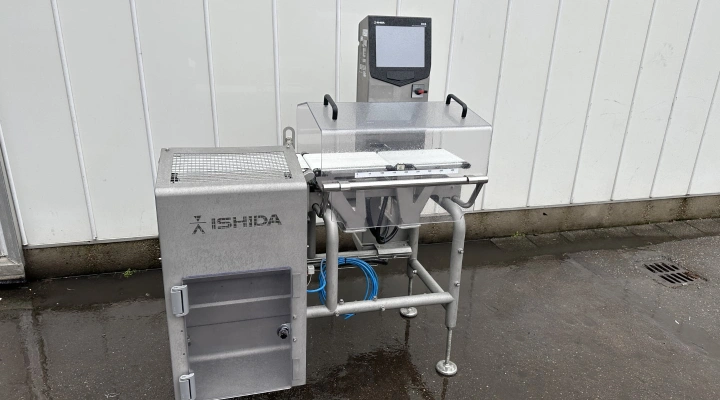 Ishida DACS-G-3015-23-SS-I-H check weigher with blower