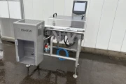 Ishida DACS-G-3015-23-SS-I-H check weigher with blower
