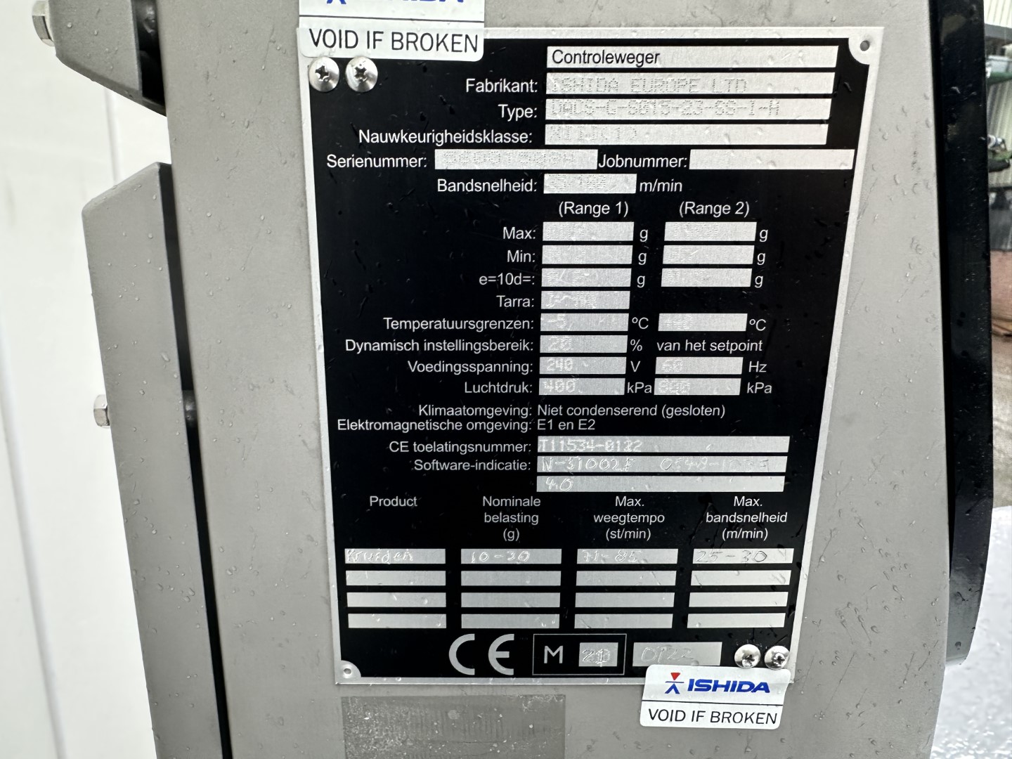 Ishida DACS-G-3015-23-SS-I-H ������������ ������������ ����������� � �������������