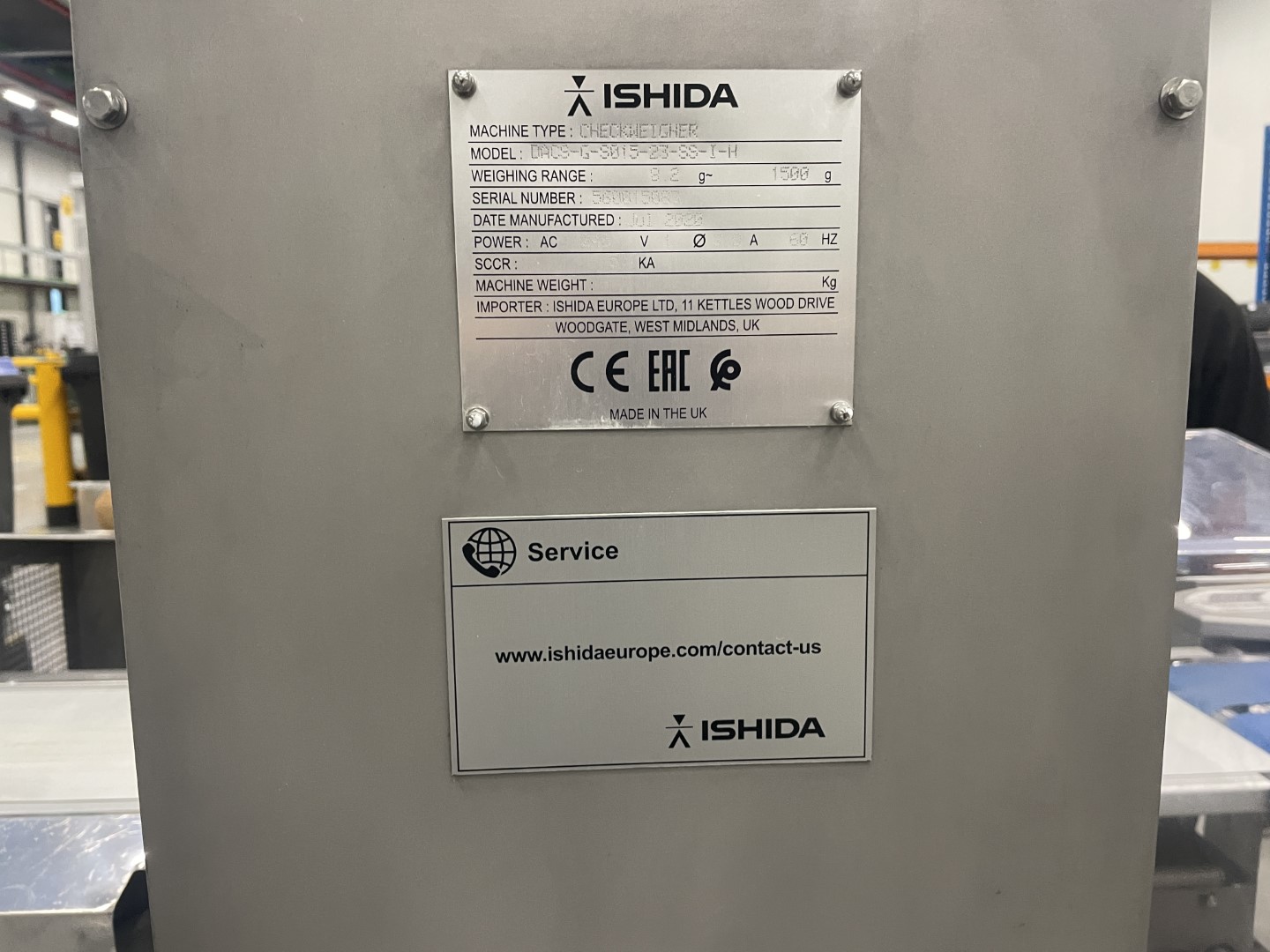 Ishida DACS-G-S015-23-SS-I-H ������������ ������������ �����������