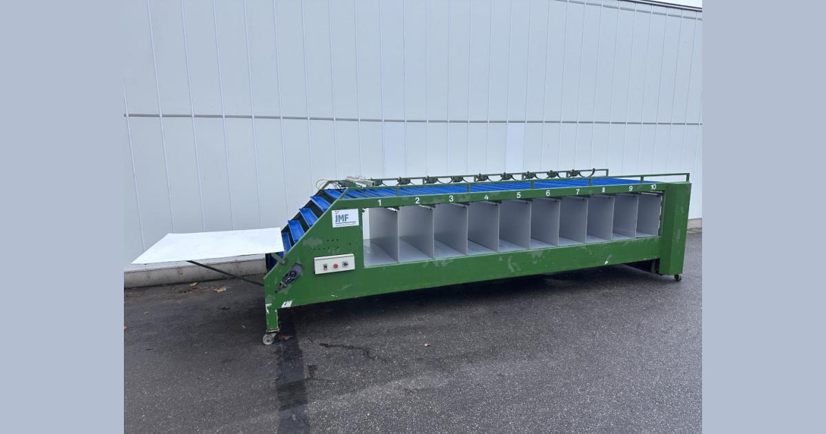 Jamafa length grader for roses and flowers with 10 sortings • Duijndam ...