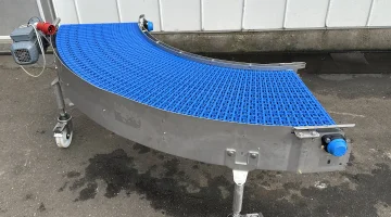 Jansen metal products przenośnik łukowe 50 cm szerokości 90°