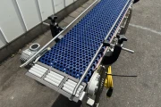 Janssen Technical Solutions conveyor stainless steel with modular conveyor 155 x 26,5 cm