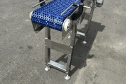 Janssen Technical Solutions conveyor stainless steel with modular conveyor 155 x 26,5 cm