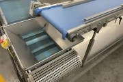 Newtec PCS2009 weigher with Ilapak Carrera 500 flowpack machine for trays