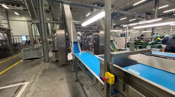 Jasa csomagolósor ia Newtec mérleggel és Loma fémdetektorral