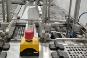 Jasa PGS 2100 + SOM-2000 double lane sleeving machine for carboard tray packing