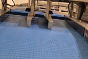 Jasa PGS 2100 + SOM-2000 double lane sleeving machine for carboard tray packing