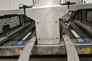 Jasa PGS 2100 + SOM-2000 double lane sleeving machine for carboard tray packing