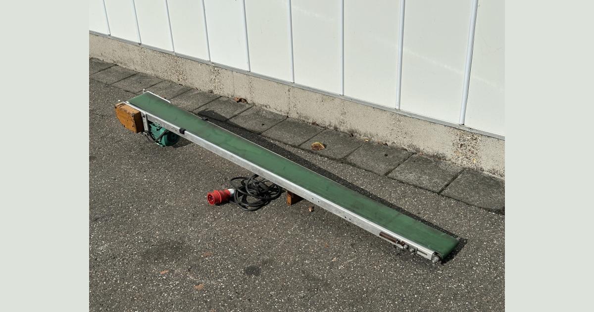 Javo conveyor 205 x 15 cm • Duijndam Machines