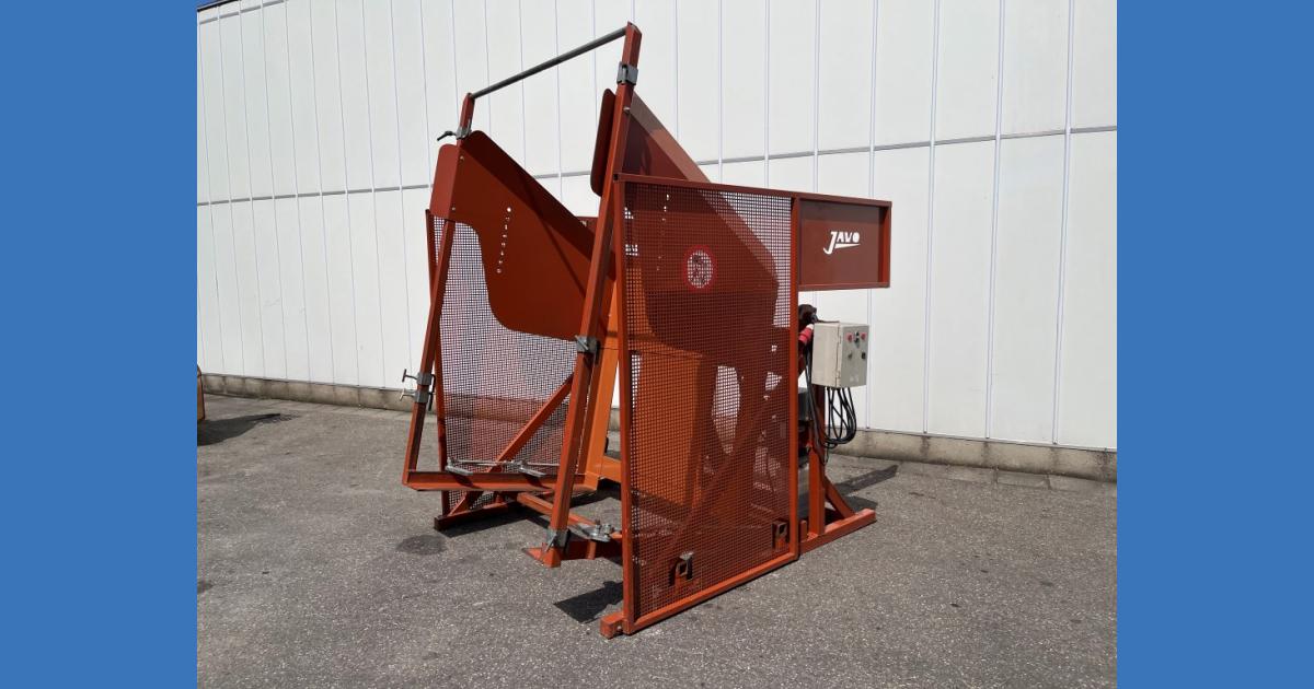 Javo box tipper also for big bags • Duijndam Machines
