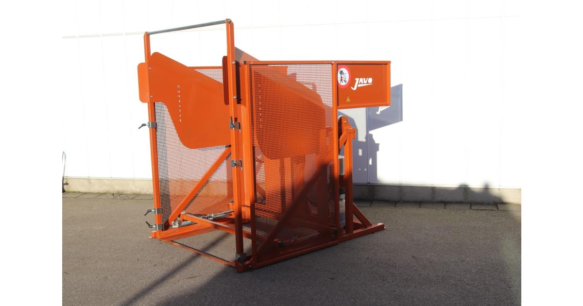 Javo box tipper also for big bags • Duijndam Machines