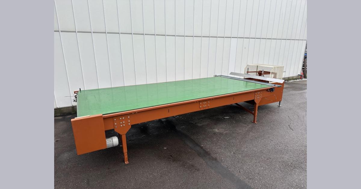 Javo collection conveyor 440 x 200 cm with push over system for ...