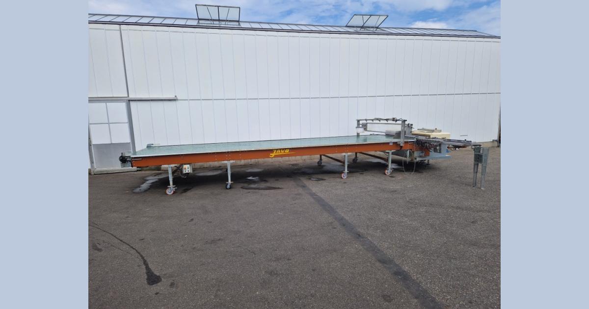Javo JOR transportadora de recogida 730 x 200 cm • Duijndam Machines