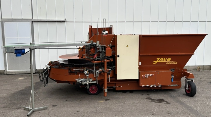Javo Optima potting machine with Pneumatic potdispenser and ejection