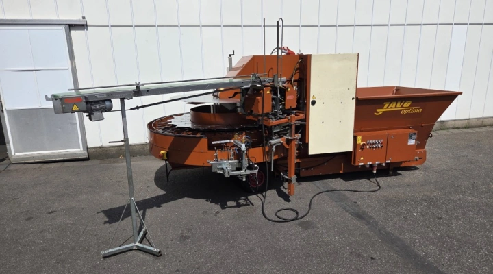 Javo Optima with Pneumatic LPO potdispenser and ejection