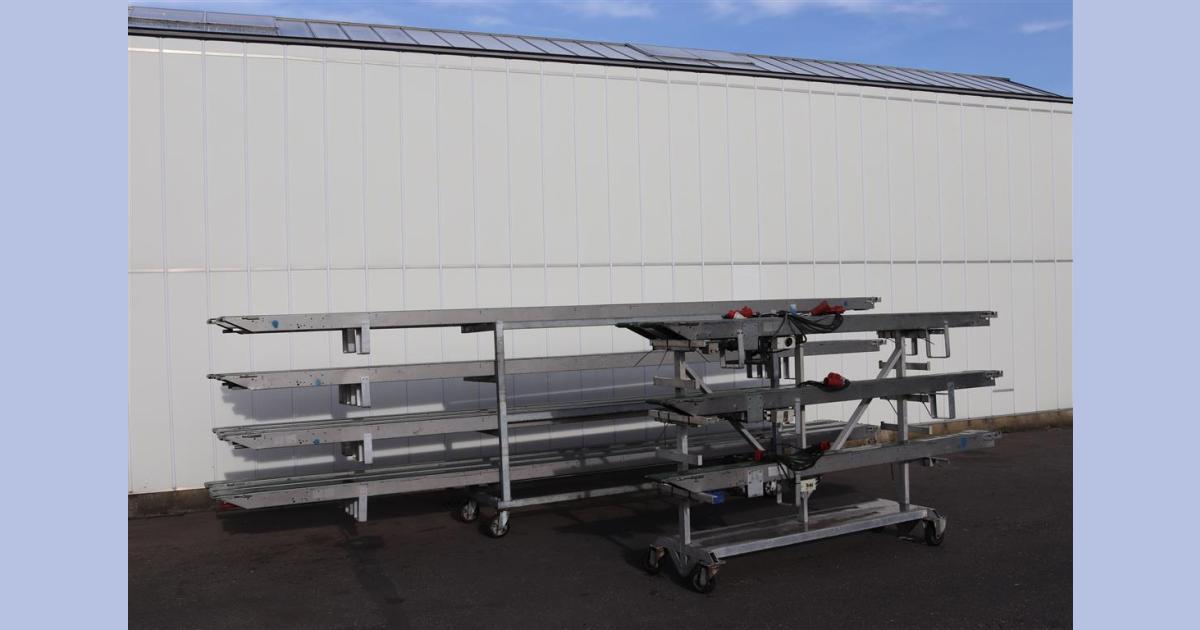 Javo conveyor system for potplants • Duijndam Machines