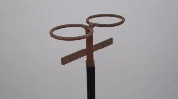 Javo pot holders 2x 9 cm inner diameter holder