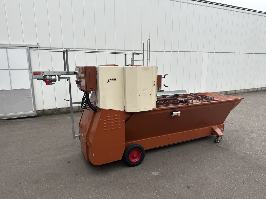 Javo Standaard potting machine with double pneumatic pot dispenser and discharger