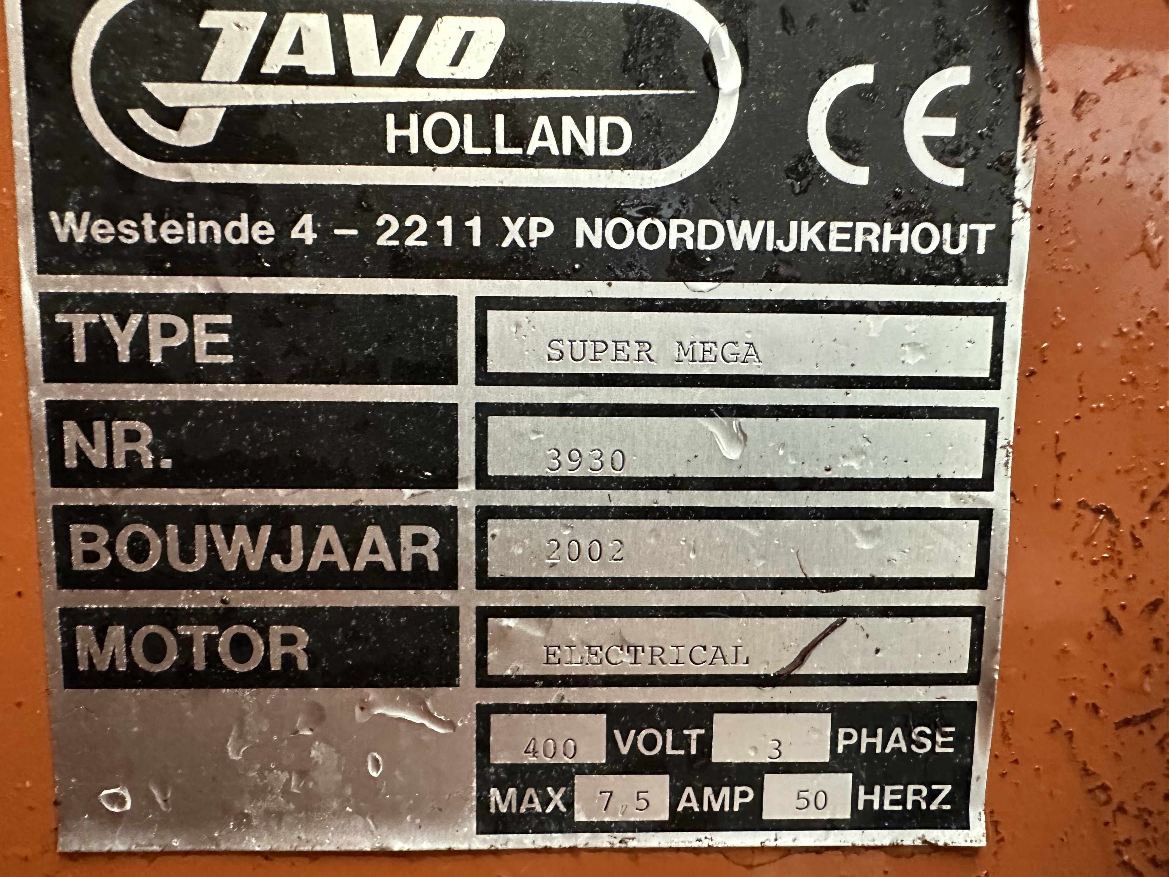 Javo Super Mega potting machine with double pneumatic potdispenser