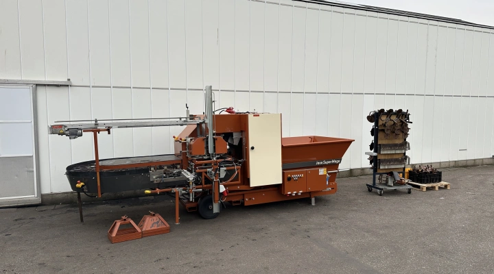 Javo Super Mega potting machine with double pneumatic potdispenser