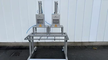 Jegerings PVP-300 affettatrice per pressare blocchi di cipolle e peperoni