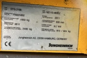Jungheinrich EFG216K elektrische heftruck 1500 kg,