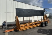 Keulmac trailer tipping trailer for havesting in 4 big crates
