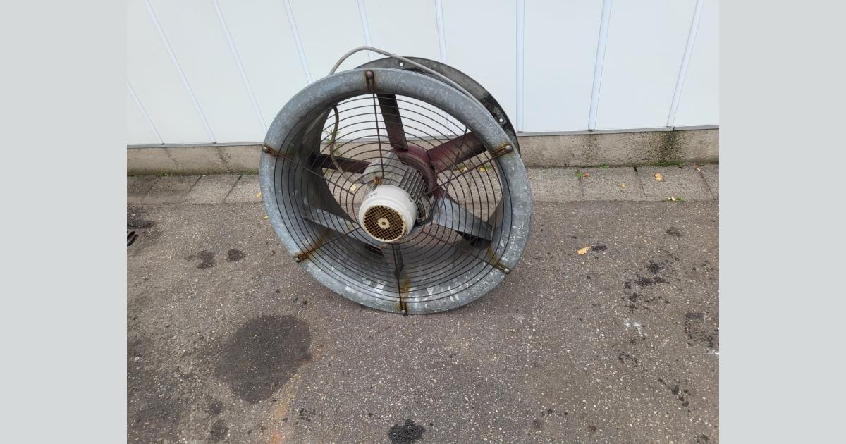 amateur kruis Lot Klima ventilator 100 cm ø, 2.2 kW • Duijndam Machines