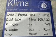 Klima ventilator 2.2 kW 90 cm diameter