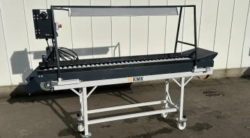 KMK T2004 transportador de inspecção sobre rolos 200 x 40 cm