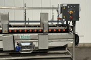 König RWM 3000 washing machine for vegetables stainless steel with brushes, conveyor and turntable