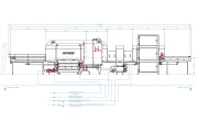 Unifortes UNI-W350.100H + UNI-D200.100 tray and crate washing machine