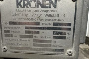 Kronen GS-10 cutting machine with 5 knives and trolley