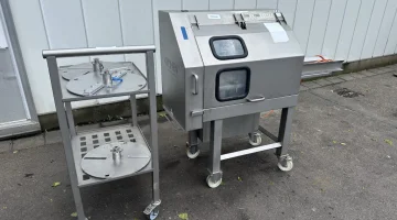 Kronen GS-10 Schneidemaschine with 5 knives and trolley